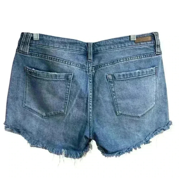BLANK-NYC TOMBOY DISTRESSED BLUE DENIM CUT-OFFS SIZE 29 - Picture 6 of 9